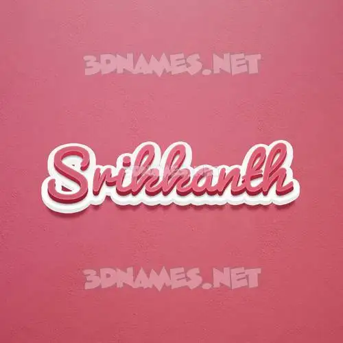 srikkanth in Red Scribble style - 3D name wallpaper srikkanth in Red Scribble style - 3D name wallpaper