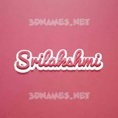 srilakshmi in Red Scribble style - 3D name wallpaper srilakshmi in Red Scribble style - 3D name wallpaper
