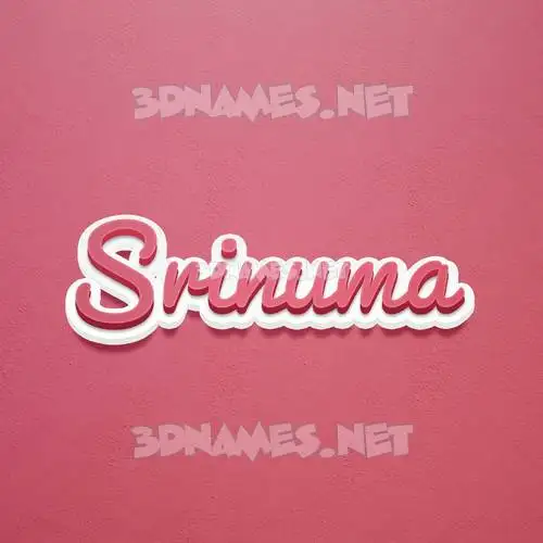 srinuma in Red Scribble style - 3D name wallpaper srinuma in Red Scribble style - 3D name wallpaper