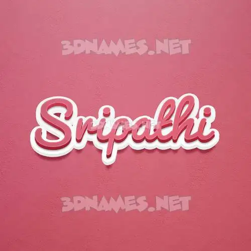 sripathi in Red Scribble style - 3D name wallpaper sripathi in Red Scribble style - 3D name wallpaper