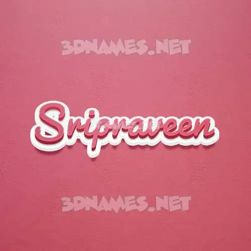 sripraveen in Red Scribble style - 3D name wallpaper sripraveen in Red Scribble style - 3D name wallpaper