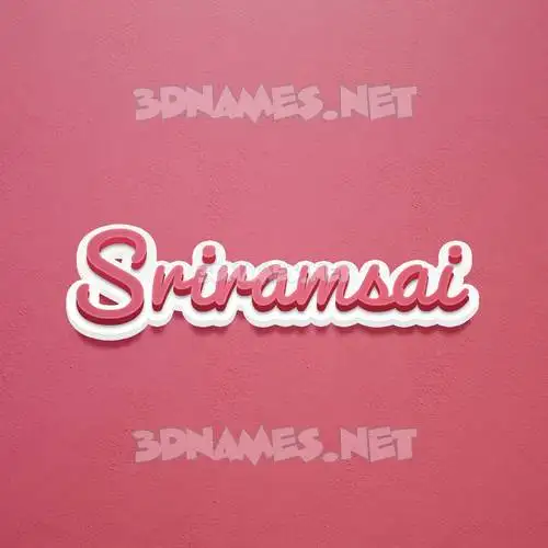 sriramsai in Red Scribble style - 3D name wallpaper sriramsai in Red Scribble style - 3D name wallpaper