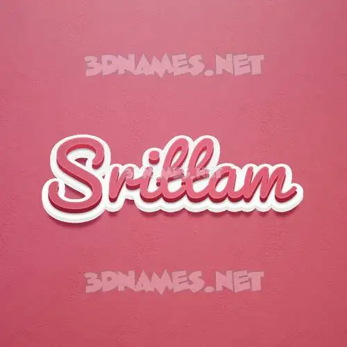 srittam in Red Scribble style - 3D name wallpaper srittam in Red Scribble style - 3D name wallpaper