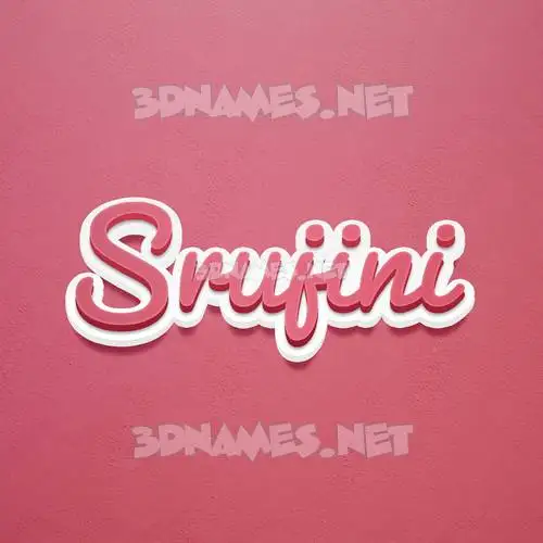 srujini in Red Scribble style - 3D name wallpaper srujini in Red Scribble style - 3D name wallpaper