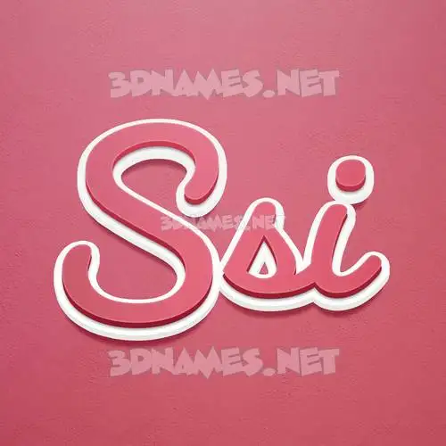 ssi in Red Scribble style - 3D name wallpaper ssi in Red Scribble style - 3D name wallpaper