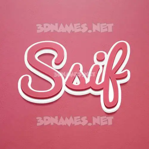 ssif in Red Scribble style - 3D name wallpaper ssif in Red Scribble style - 3D name wallpaper