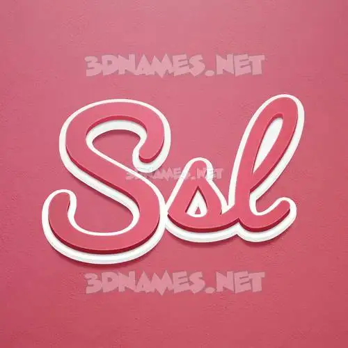 ssl in Red Scribble style - 3D name wallpaper