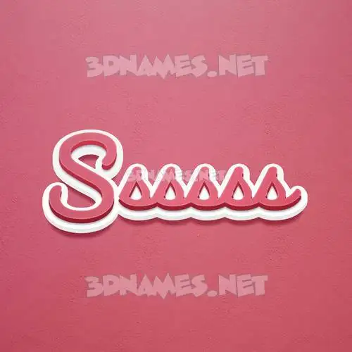 ssssss in Red Scribble style - 3D name wallpaper ssssss in Red Scribble style - 3D name wallpaper