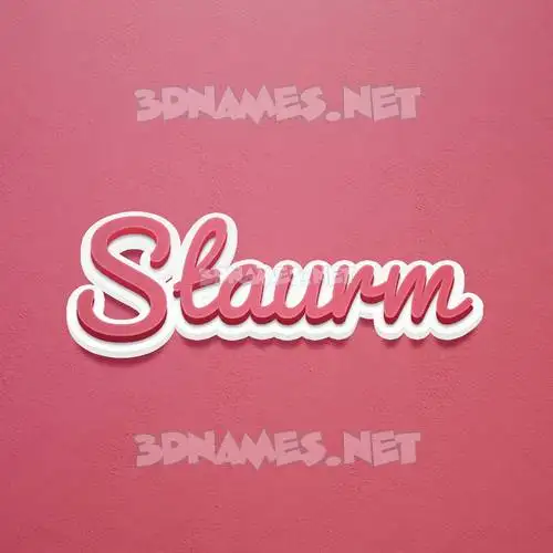 staurm in Red Scribble style - 3D name wallpaper staurm in Red Scribble style - 3D name wallpaper