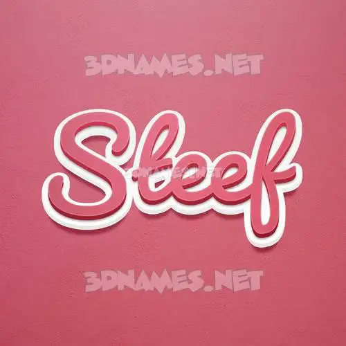 steef in Red Scribble style - 3D name wallpaper steef in Red Scribble style - 3D name wallpaper