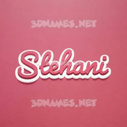 stehani in Red Scribble style - 3D name wallpaper stehani in Red Scribble style - 3D name wallpaper