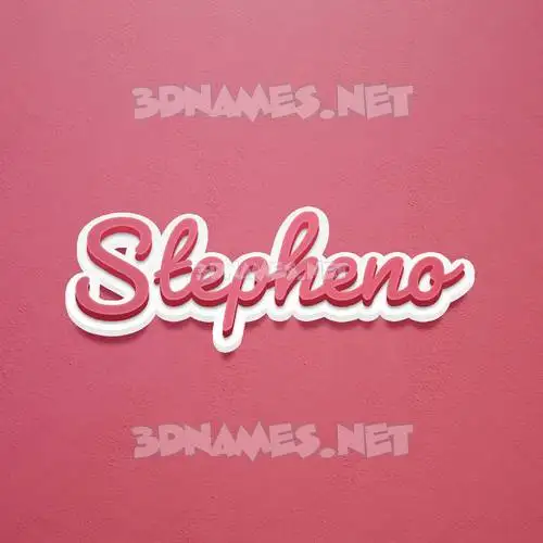 stepheno in Red Scribble style - 3D name wallpaper stepheno in Red Scribble style - 3D name wallpaper