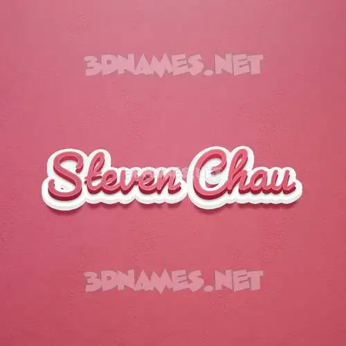 steven chau in Red Scribble style - 3D name wallpaper steven chau in Red Scribble style - 3D name wallpaper