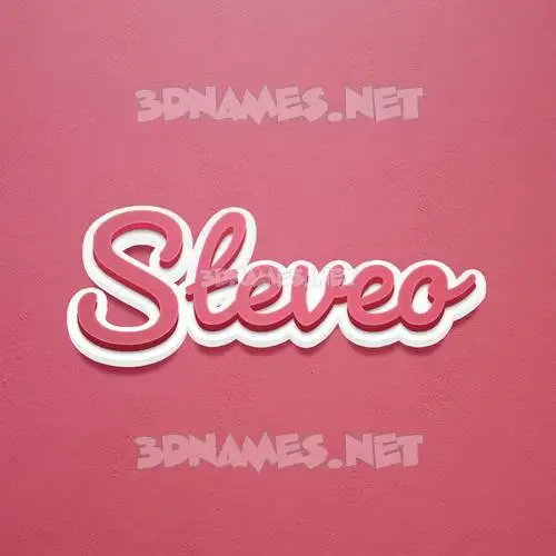 steveo in Red Scribble style - 3D name wallpaper steveo in Red Scribble style - 3D name wallpaper