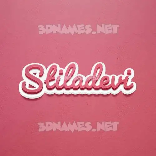 stiladevi in Red Scribble style - 3D name wallpaper stiladevi in Red Scribble style - 3D name wallpaper