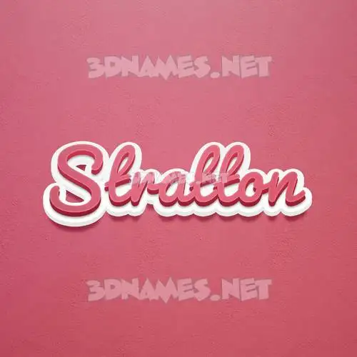 stratton in Red Scribble style - 3D name wallpaper stratton in Red Scribble style - 3D name wallpaper