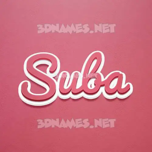 suba in Red Scribble style - 3D name wallpaper suba in Red Scribble style - 3D name wallpaper