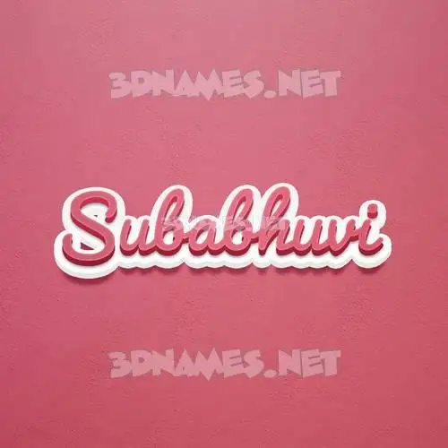 subabhuvi in Red Scribble style - 3D name wallpaper subabhuvi in Red Scribble style - 3D name wallpaper