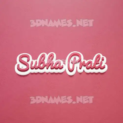 subha prati in Red Scribble style - 3D name wallpaper subha prati in Red Scribble style - 3D name wallpaper