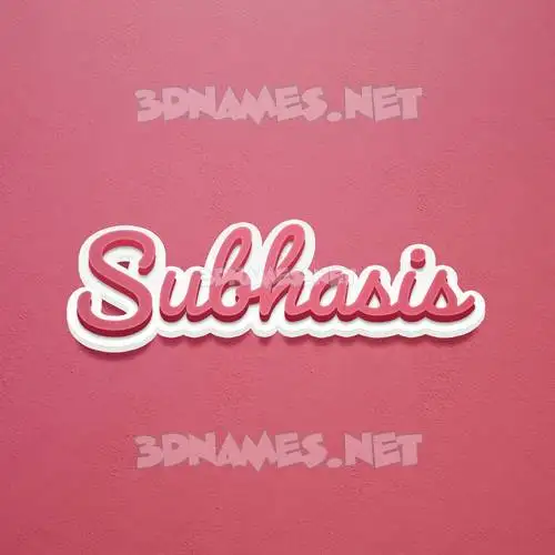 subhasis in Red Scribble style - 3D name wallpaper subhasis in Red Scribble style - 3D name wallpaper