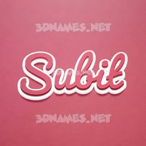 subit in Red Scribble style - 3D name wallpaper subit in Red Scribble style - 3D name wallpaper