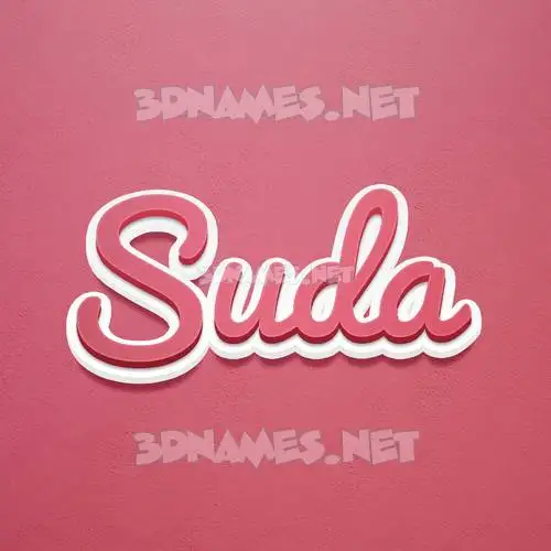 suda in Red Scribble style - 3D name wallpaper suda in Red Scribble style - 3D name wallpaper