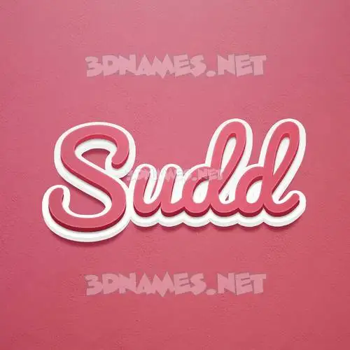 sudd in Red Scribble style - 3D name wallpaper sudd in Red Scribble style - 3D name wallpaper
