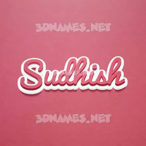 sudhish in Red Scribble style - 3D name wallpaper sudhish in Red Scribble style - 3D name wallpaper
