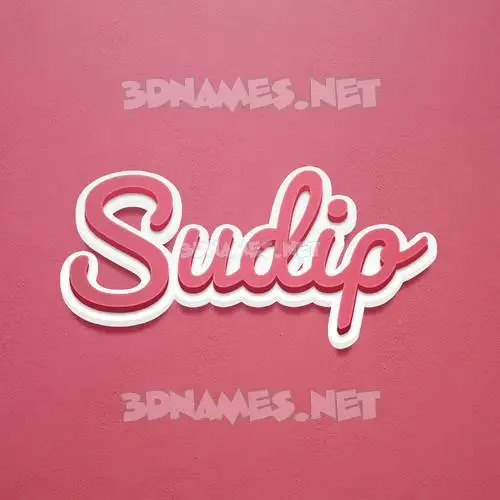 sudip in Red Scribble style - 3D name wallpaper sudip in Red Scribble style - 3D name wallpaper