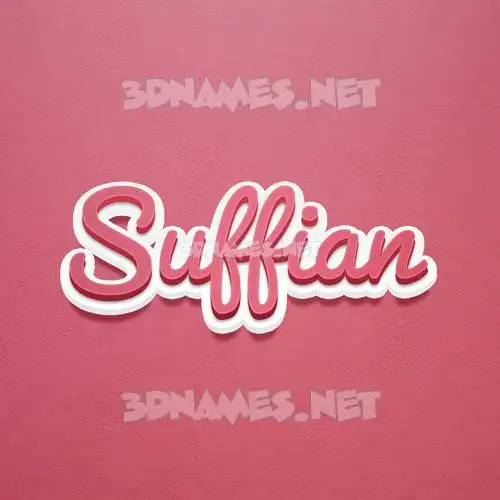 suffian in Red Scribble style - 3D name wallpaper suffian in Red Scribble style - 3D name wallpaper