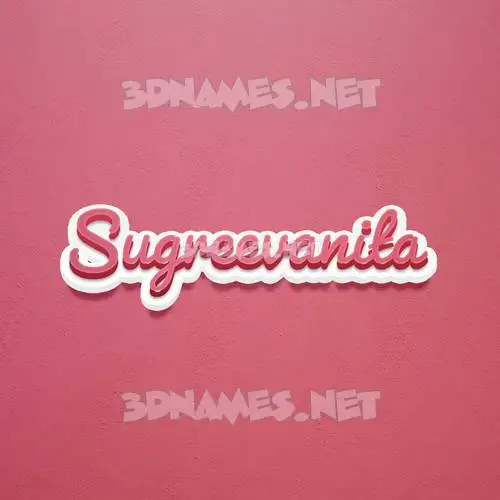 sugreevanita in Red Scribble style - 3D name wallpaper sugreevanita in Red Scribble style - 3D name wallpaper