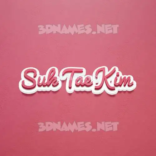 suk tae kim in Red Scribble style - 3D name wallpaper suk tae kim in Red Scribble style - 3D name wallpaper