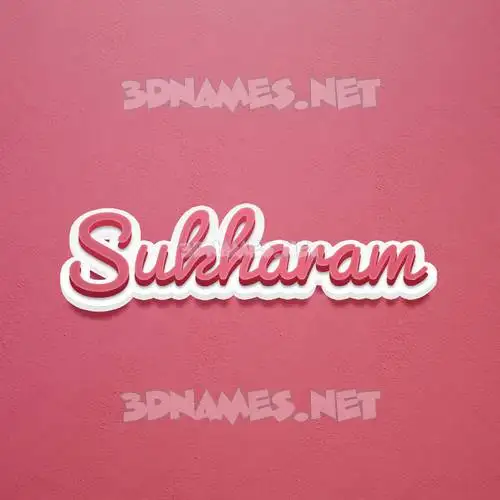 sukharam in Red Scribble style - 3D name wallpaper sukharam in Red Scribble style - 3D name wallpaper