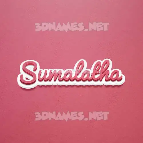 sumalatha in Red Scribble style - 3D name wallpaper sumalatha in Red Scribble style - 3D name wallpaper