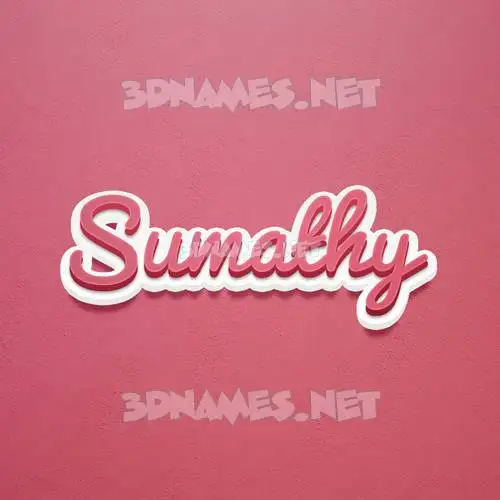 sumathy in Red Scribble style - 3D name wallpaper sumathy in Red Scribble style - 3D name wallpaper