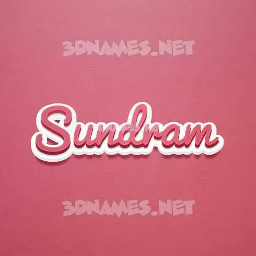 sundram in Red Scribble style - 3D name wallpaper sundram in Red Scribble style - 3D name wallpaper