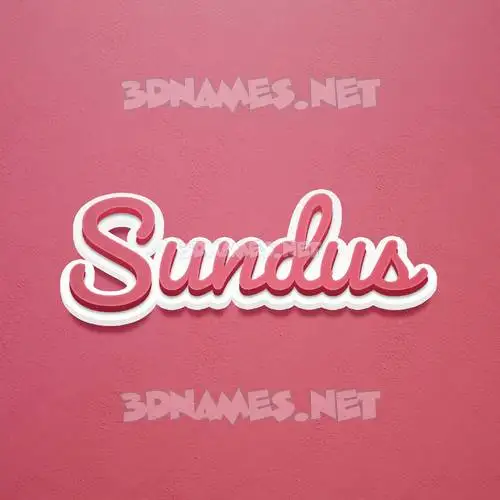sundus in Red Scribble style - 3D name wallpaper sundus in Red Scribble style - 3D name wallpaper
