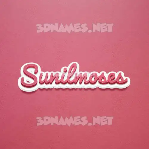 sunilmoses in Red Scribble style - 3D name wallpaper sunilmoses in Red Scribble style - 3D name wallpaper