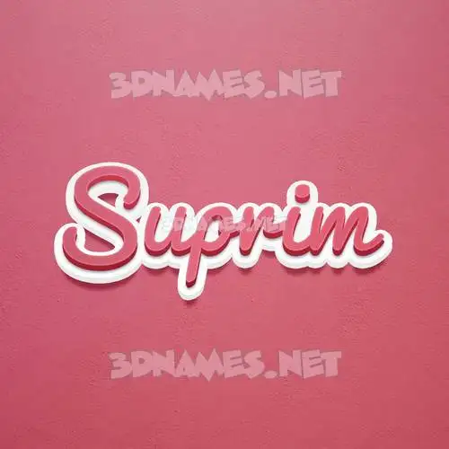 suprim in Red Scribble style - 3D name wallpaper suprim in Red Scribble style - 3D name wallpaper