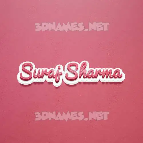 suraj sharma in Red Scribble style - 3D name wallpaper suraj sharma in Red Scribble style - 3D name wallpaper