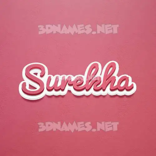 surekha in Red Scribble style - 3D name wallpaper surekha in Red Scribble style - 3D name wallpaper