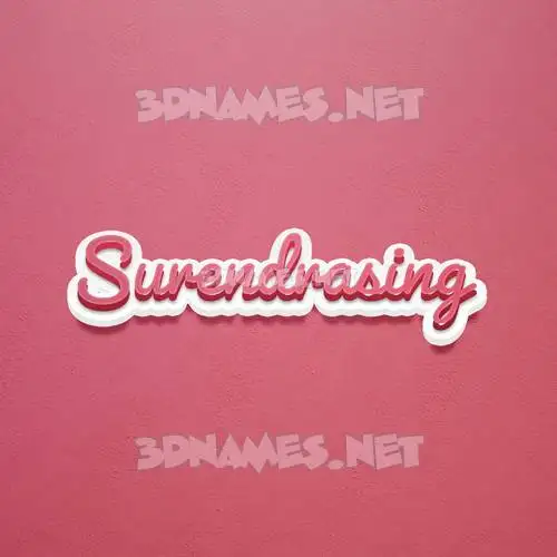 surendrasing in Red Scribble style - 3D name wallpaper surendrasing in Red Scribble style - 3D name wallpaper