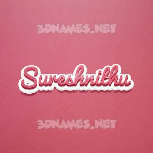 sureshnithu in Red Scribble style - 3D name wallpaper sureshnithu in Red Scribble style - 3D name wallpaper