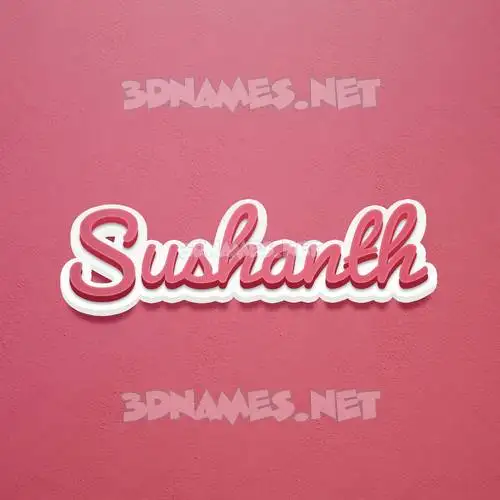 sushanth in Red Scribble style - 3D name wallpaper sushanth in Red Scribble style - 3D name wallpaper