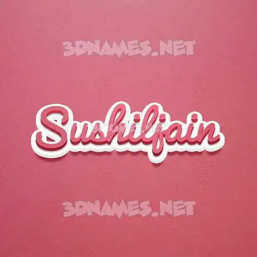 sushiljain in Red Scribble style - 3D name wallpaper sushiljain in Red Scribble style - 3D name wallpaper