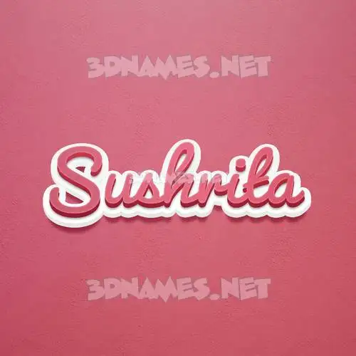 sushrita in Red Scribble style - 3D name wallpaper sushrita in Red Scribble style - 3D name wallpaper