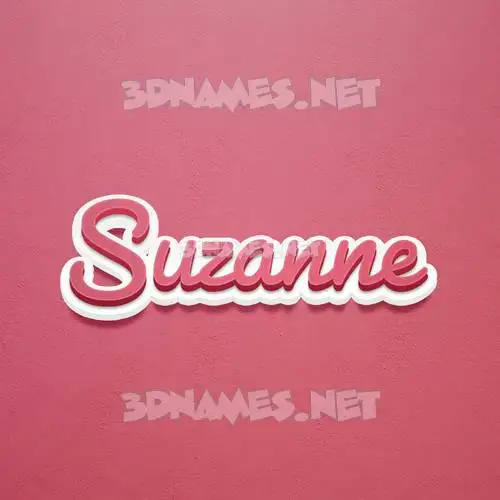 suzanne in Red Scribble style - 3D name wallpaper suzanne in Red Scribble style - 3D name wallpaper