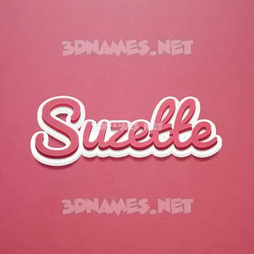 suzette in Red Scribble style - 3D name wallpaper suzette in Red Scribble style - 3D name wallpaper