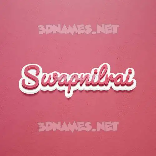 swapnilrai in Red Scribble style - 3D name wallpaper swapnilrai in Red Scribble style - 3D name wallpaper