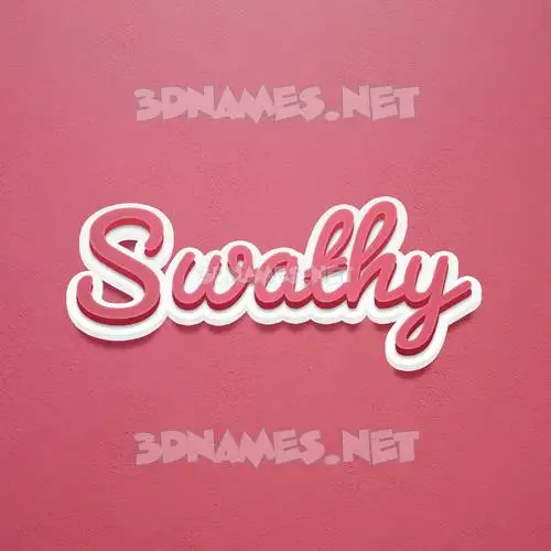 swathy in Red Scribble style - 3D name wallpaper swathy in Red Scribble style - 3D name wallpaper
